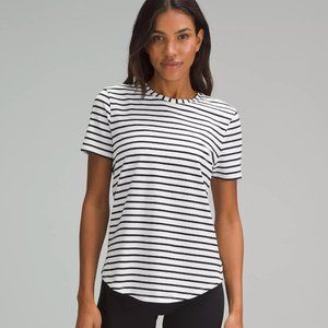 NWT Lululemon Love Crew, green and white striped